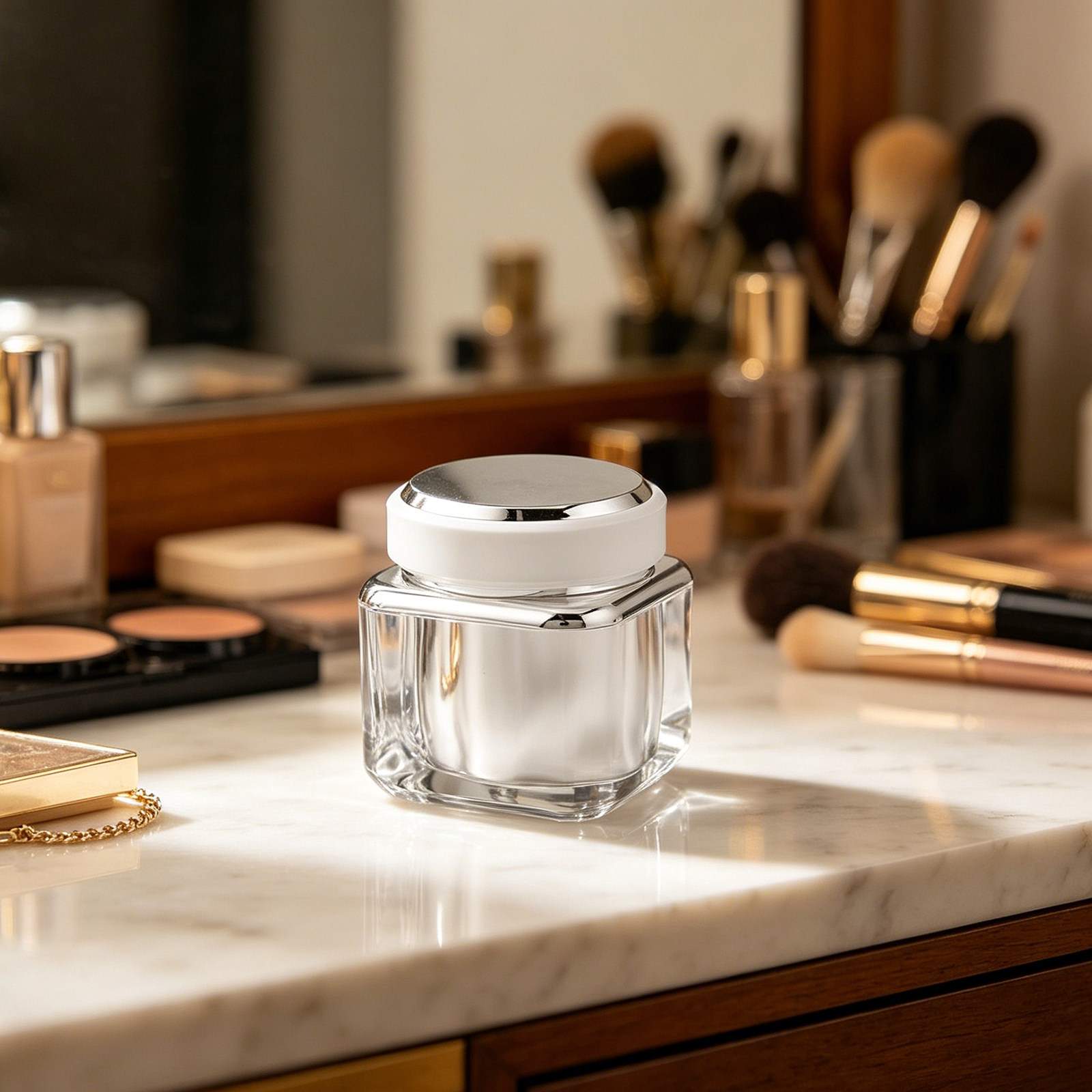 Luxury Skincare Packaging - Luxury High-End Skincare Bottles 50Ml Transparent