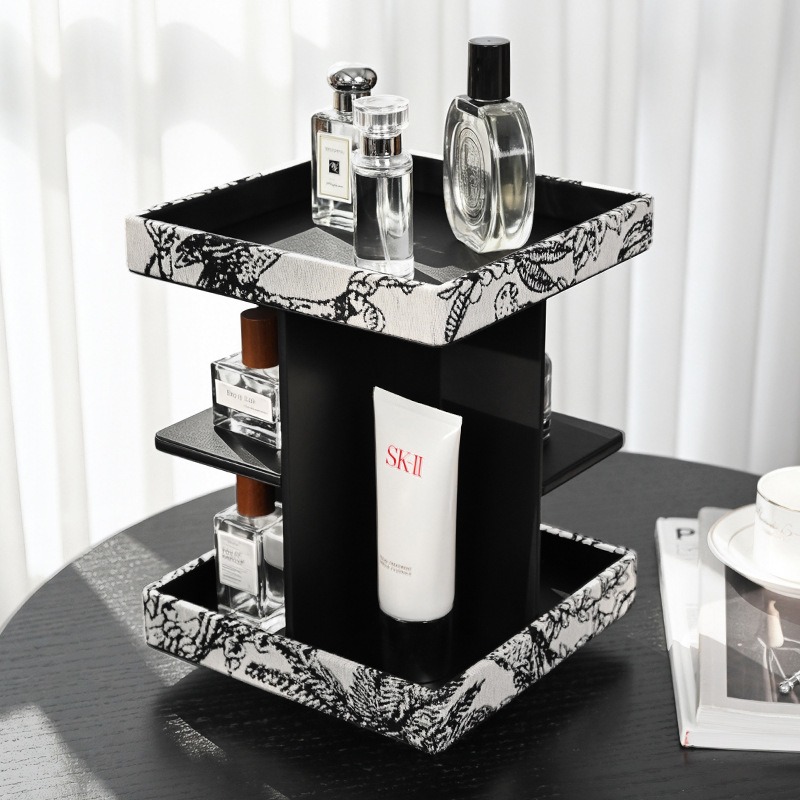 360° Rotating Makeup Organizer - Luxury Skincare Tools recension och pris