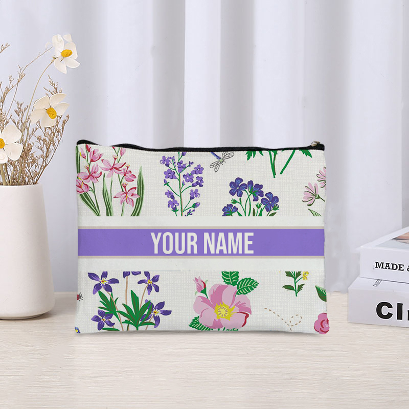 Custom Makeup Bag Trendy Canva - Luxury Skincare And Makeup Brands recension och pris